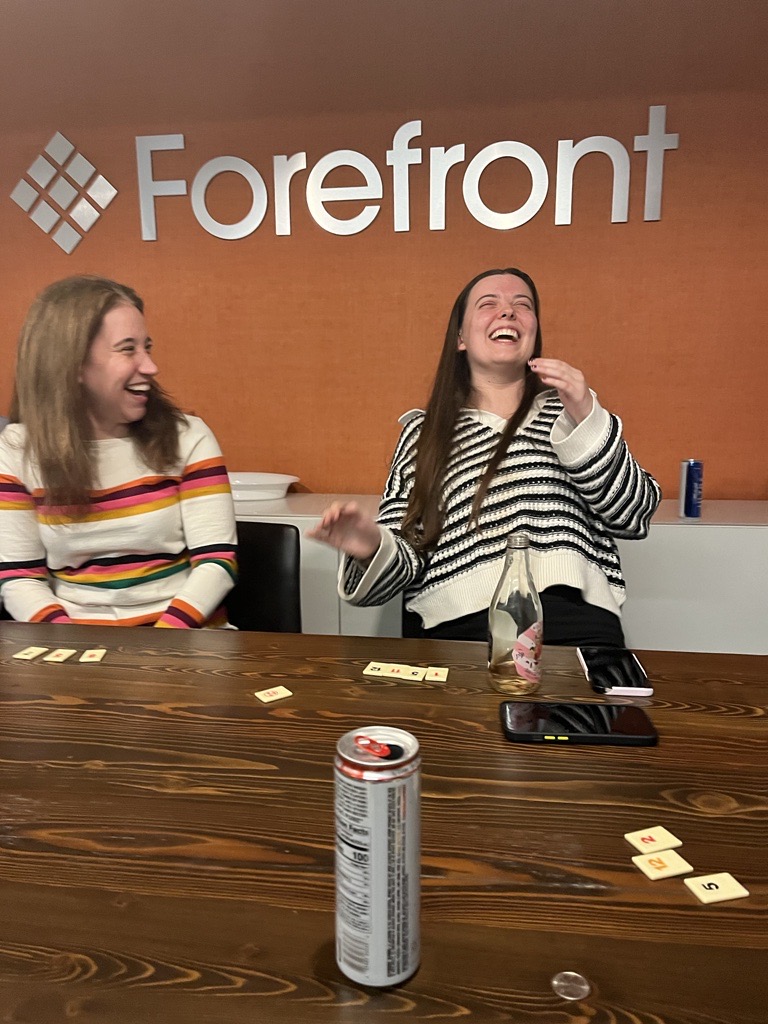 ForefrontComms's tweet photo. Yesterday evening, our team celebrated Forefront's 8th anniversary with a Game Night. Thank you to our amazing clients, #TeamForefront employees and industry friends for another amazing year in the books! https://t.co/UJqGOBUGKK