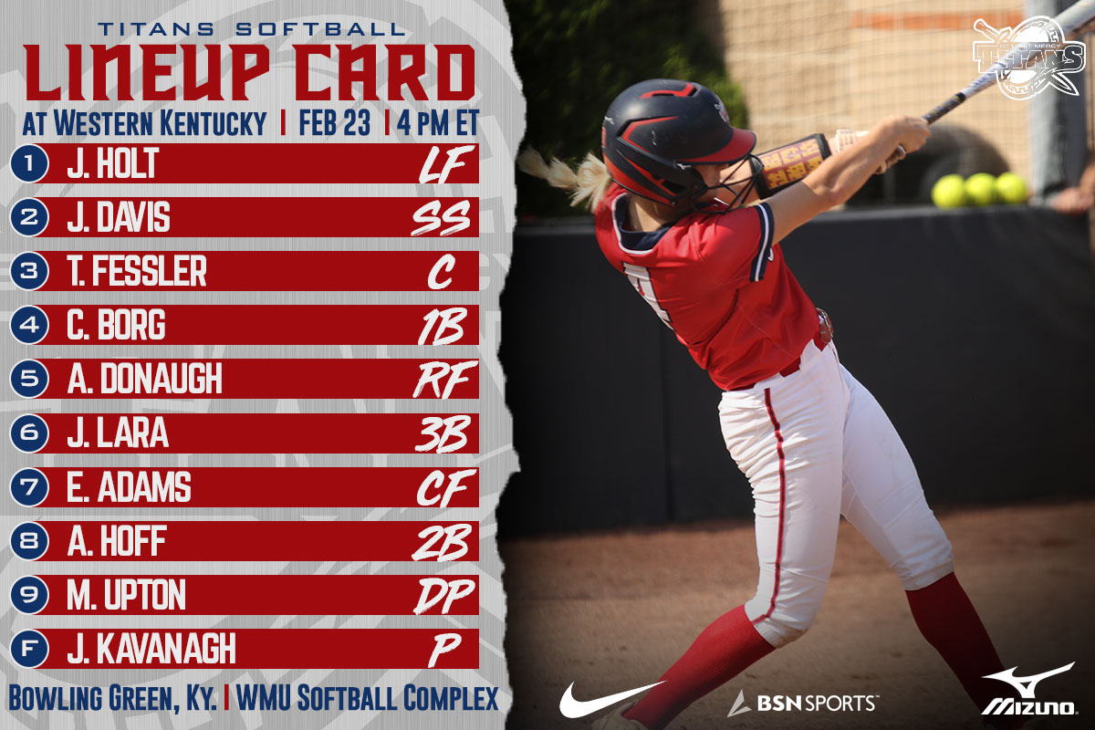 DetroitTitansSB's tweet photo. 🥎Game 2 at WKU Starters!!
Live Stats: https://t.co/1xLH9IqOs1
#DetroitsCollegeTeam⚔️ https://t.co/jVUxJW7AxI