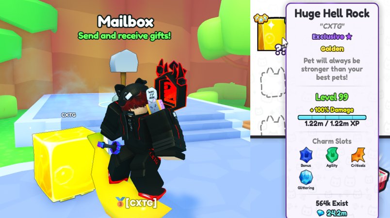 ✨ CXTG Victory Giveaway✨

✨ Giving away max level huge hell rock to 1x winner ✨

Rules👨‍⚖️:
Follow me &amp; <a href="/AdrianReichena1/">LeoSinMedias</a> 
Like❤️ &amp; Repost♻️
Comment down your roblox usernames 👇

Ends in 4 days ⏰
#PetSimulator99 #petsim99