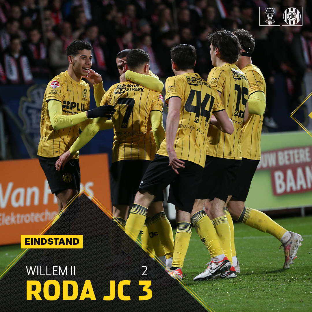 𝗛𝗜𝗘𝗥 𝗥𝗘𝗚𝗜𝗘𝗥𝗧 𝗗'𝗥 𝗥𝗝𝗖! 💛🖤

90+4. I 2-3 I #WILROD