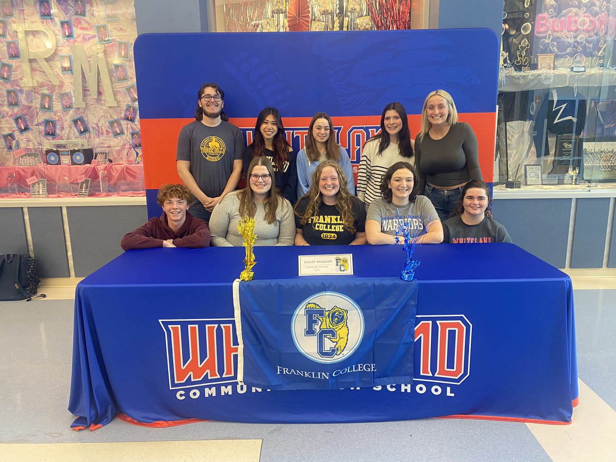 whitelandsports's tweet photo. Congratulations to Karley Hoagland on her commitment to continue her academic and golf career at Franklin College! Go Griz! @FCGrizWGolf @WhitelandGGolf @DailyJournalNet https://t.co/0DSlRLjQrO