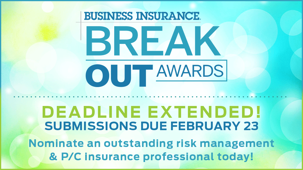 BusInsMagazine's tweet photo. Today is the last day to submit your nomination for the Break Out Awards.

The BOA program honors top professionals on track to be the next leaders in risk management and property/casualty insurance.

https://t.co/kZxKtWGZAT

#BI_BreakOut https://t.co/2lTPcmX1vu