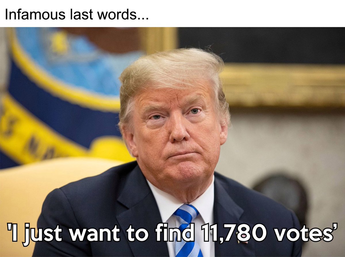 GaryCarsonDezn's tweet photo. @kylenabecker Who cares about the Wade and Willis sideshow. Keep your eyes on the prize. There's audio of Trump asking for 11,780 votes. https://t.co/5ZkEQVQ1Xo