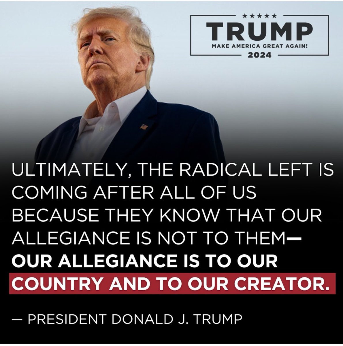 Thank you for fighting for the American people, President Trump. #LetsGo🔥 #Vamonos🔥