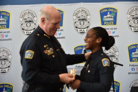 Welcome to our newest <a href="/CoralGablesPD/">Coral Gables Police</a> <a href="/UMPolice/">UMPolice</a> family of crime fighters! The future of service is looking very promising! God Bless and  stay safe!!