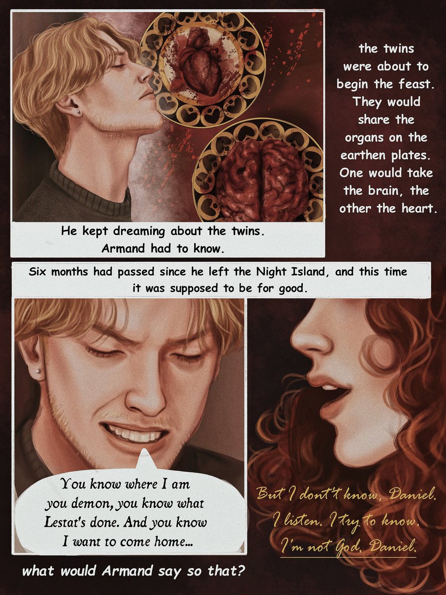 The Devil's Minion comic - Page 3
PRINTS on my bio 👆🏻
#InterviewWithTheVampire #IWTV #IWTVFANART #Armand #Armandaniel #TheVampireArmand #TheDevilsMinion #VampireChronicles