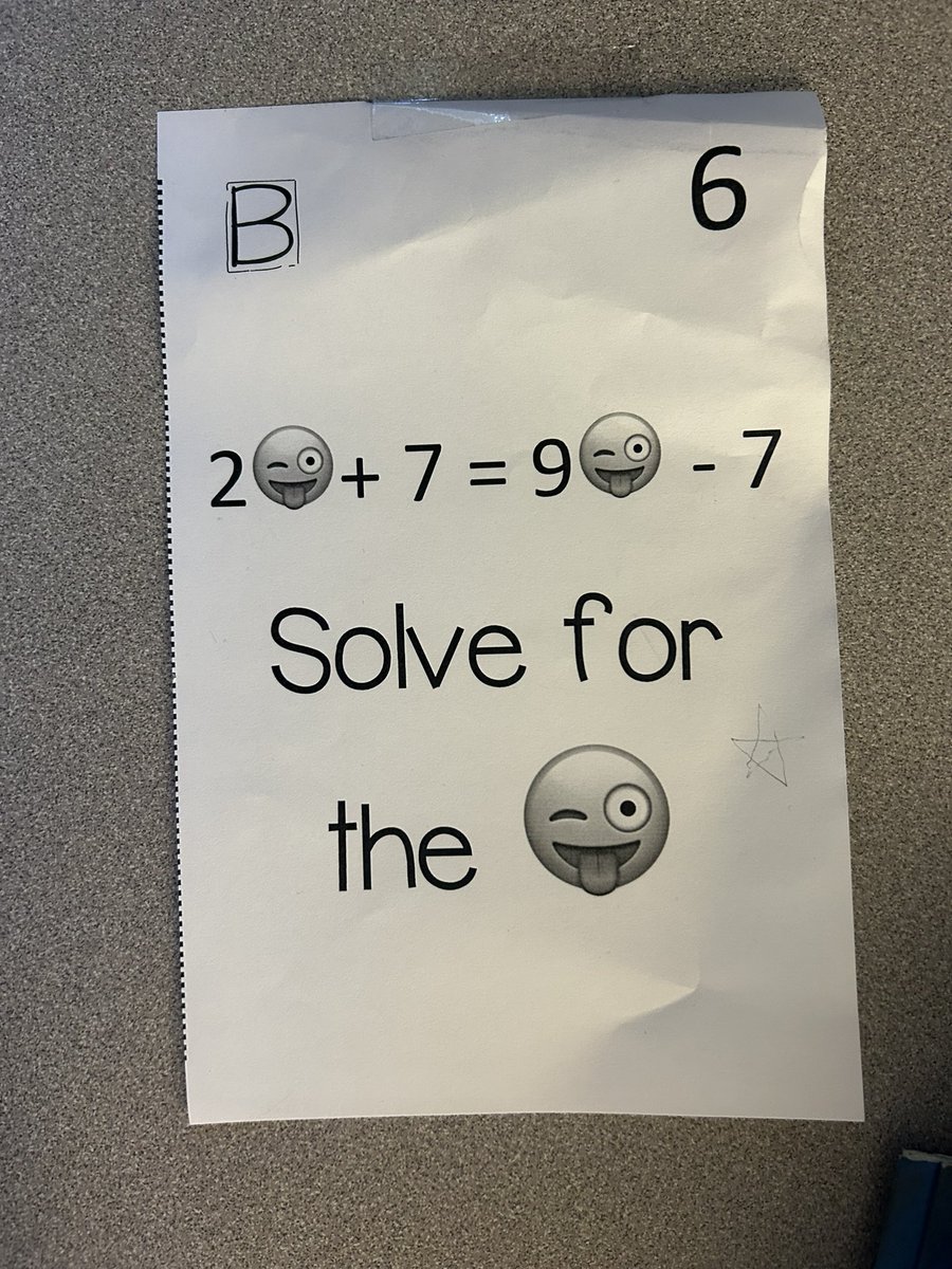 MrsMoll_'s tweet photo. This week we did a question trail to review solving 2 step equations ➕➖➗✖️It was so great to see everyone up &amp; moving to finish their trail! #RSDproud https://t.co/BGmJmmoZFx