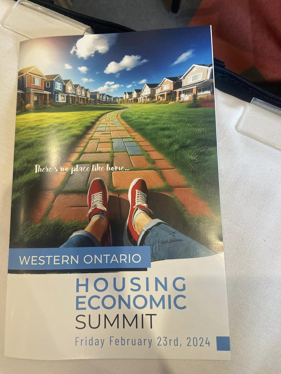 Today The Western Ontario Housing Economic Summit was held in London. Thank you to all the organizers and speakers for sharing all the information and knowledge. #ldont