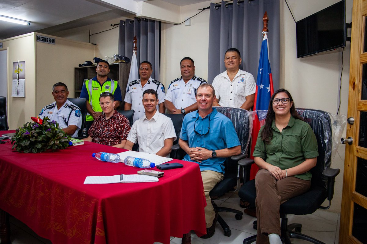 NevadaSPP's tweet photo. As the first week concludes, the State Partnership Program exchange between the @NVNationalGuard and @samoagovt took the important first steps in building the foundation for their long term partnership. 🇺🇸🤝🇼🇸

@usembassysamoa #StatePartnershipProgram #FriendsPartnersAllies https://t.co/hWDP9mIWJl