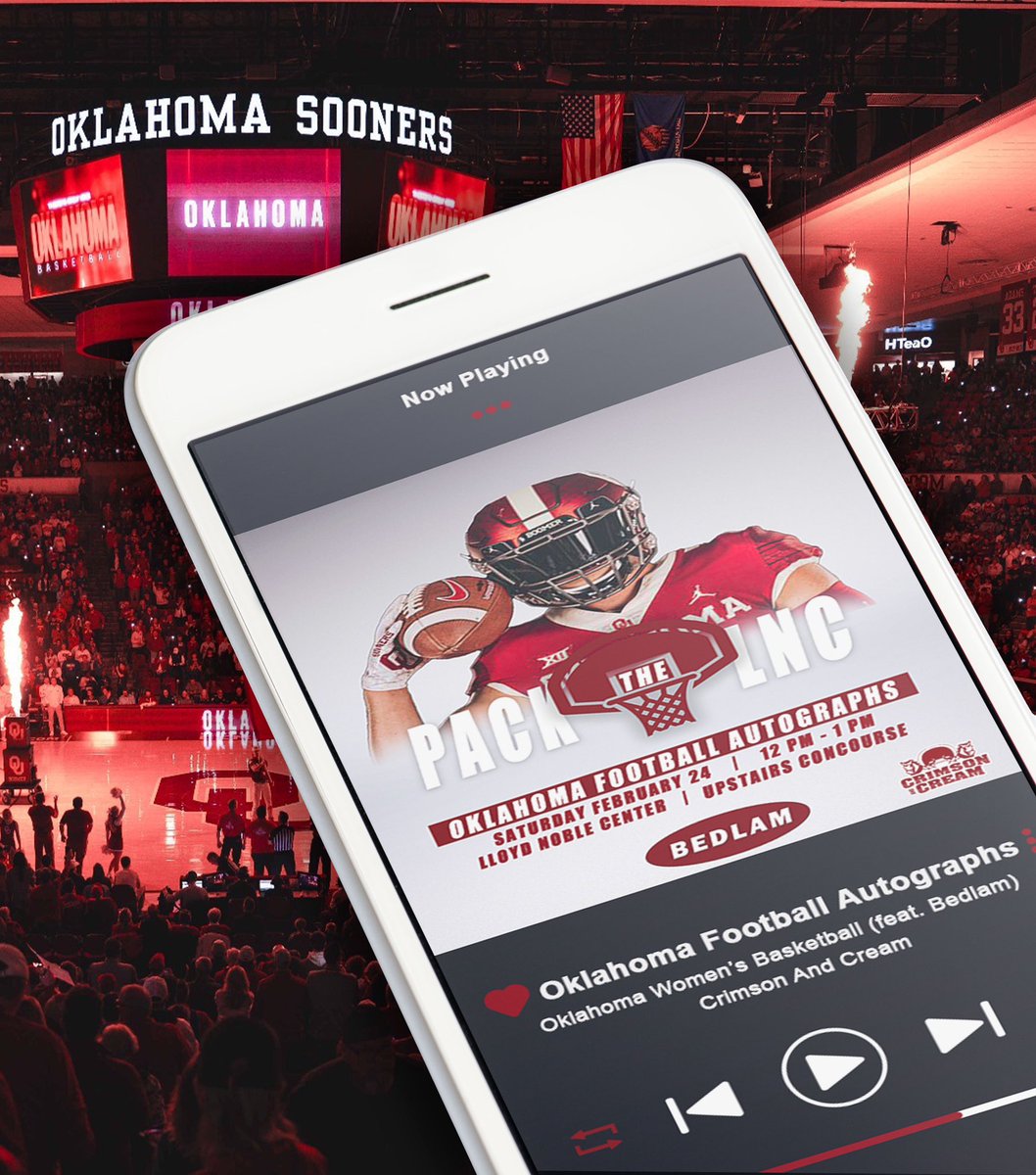 Join me and some teammates at the LNC tomorrow from 12-1pm before the <a href="/OU_WBBall/">Oklahoma Basketball</a> game for an autograph session! Can’t wait to see you all there and help Pack the LNC! @crimsoncreamnil @ou_football 
🏈 🤝 🏀