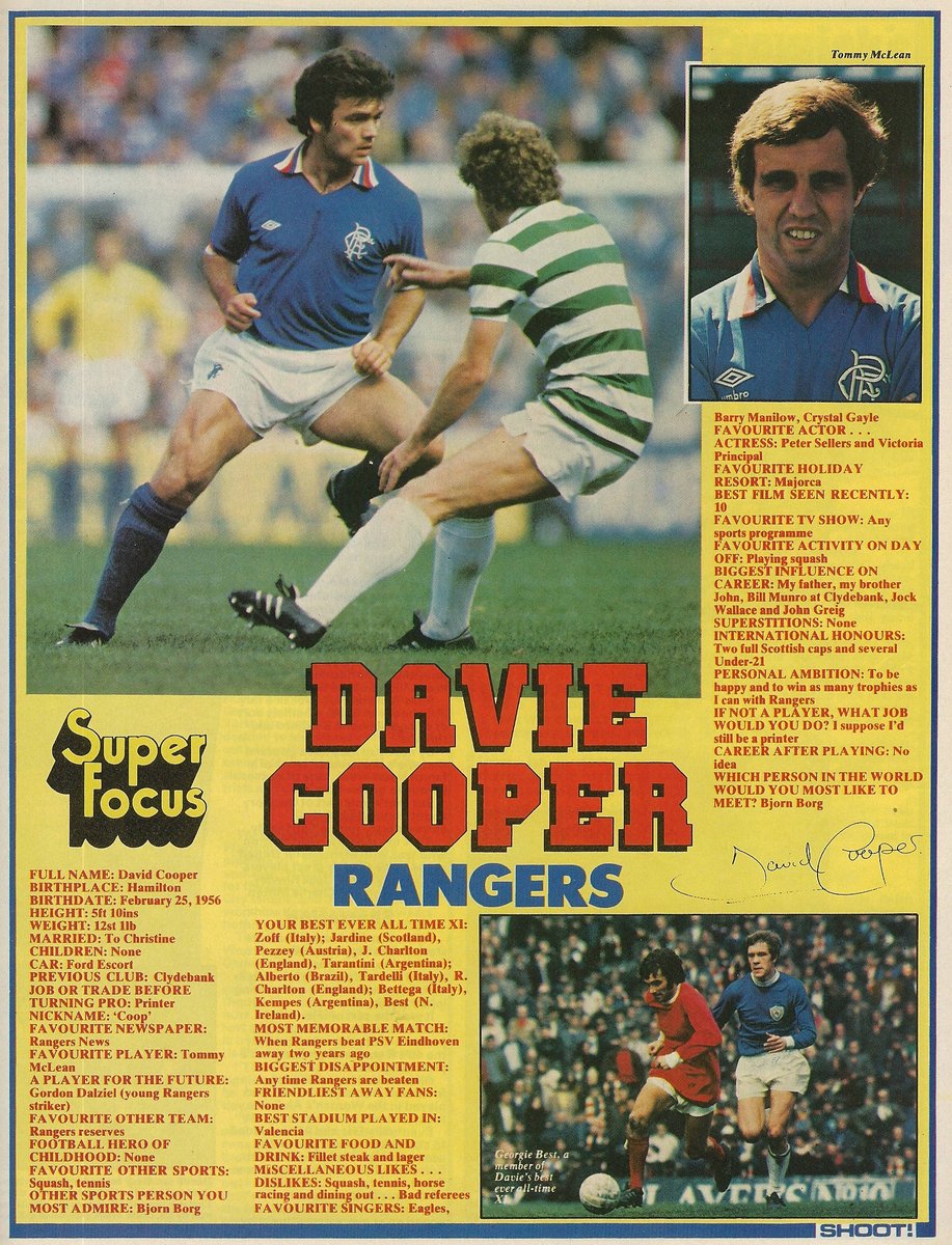 ScotsFootyCards's tweet photo. #SuperFocus #DavieCooper #Rangers #Shoot! 1981-12-26 https://t.co/qtu5LOWHBS