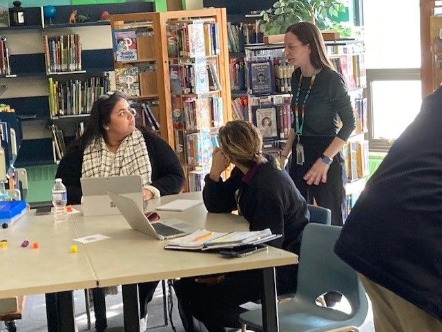 MillersGrovePS's tweet photo. K-6 Math teachers loving it @Peelschools!  @Soni_Gill1214 SIEP PLC - @MillersGrovePS @ShelterBay PS @OscarPetersonP2 @LaraChebaro ThankU Math Facilitator Rachel Smith for awesome HIIP Strategies and @knowledgehook workshop! https://t.co/9rUxpRsp4m