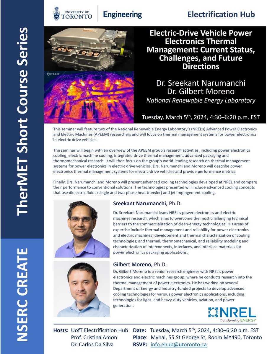 University of Toronto Electrification Hub tweet media