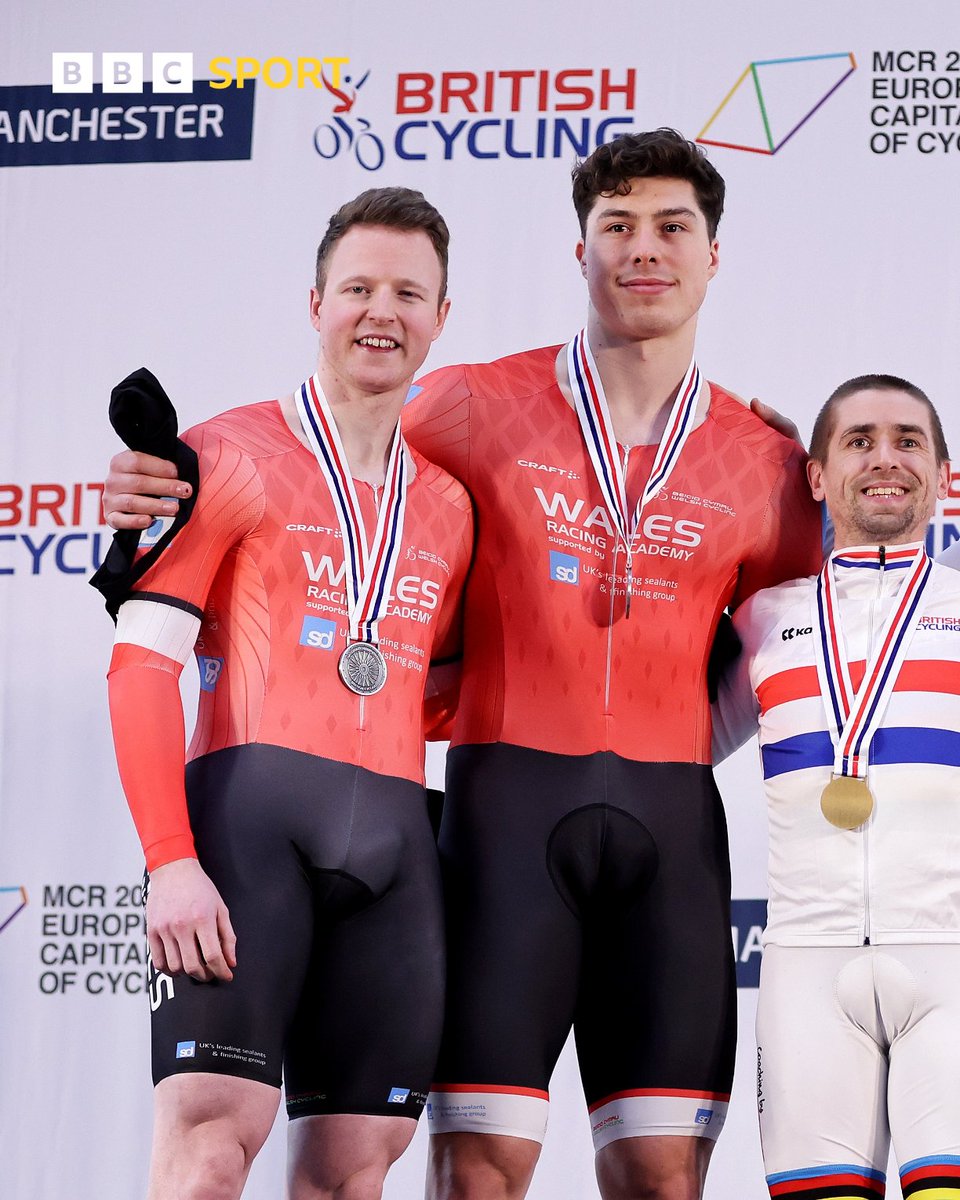 .@jamesball_91 and Steffan Lloyd took silver in the MB Kilo TT at the British Cycling National Track Championships 🥈 #BBCCycling