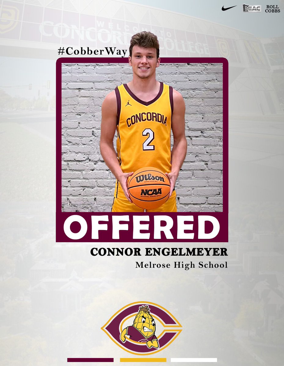 Blessed to have received an offer from Concordia College. Huge thanks to @CoachBormann @CadeNiehaus for this opportunity!