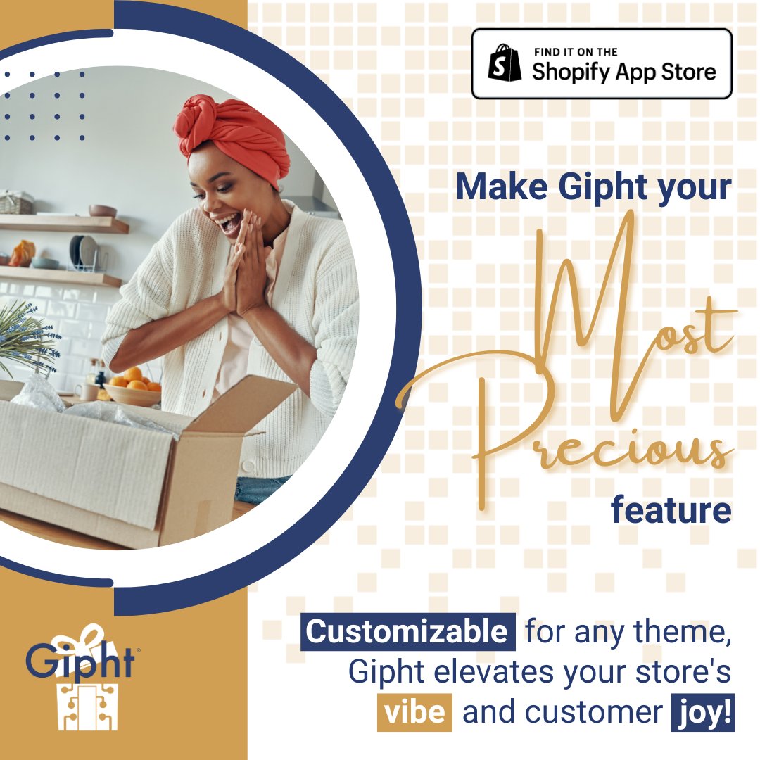 Upgrade your Shopify with Gipht! Syncs with all themes, boosting the gifting experience. Easy integration, set up in 15 min. Elevate your e-commerce now: apps.shopify.com/gipht #ShopifyApp #DigitalGifting