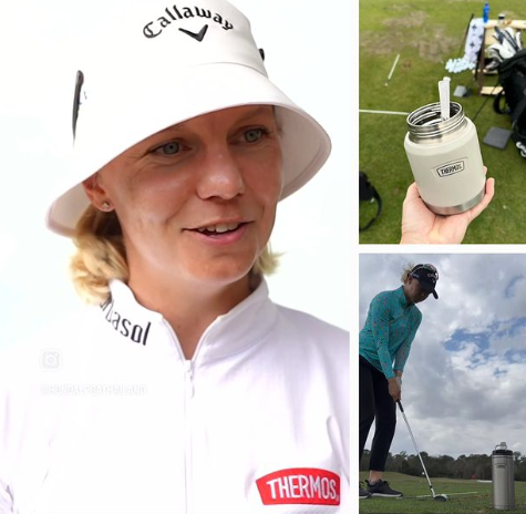We’re so proud of our Thermos Brand Ambassador <a href="/msagstrom/">Madelene sagstrom</a> for her strong leading performance after day 1 of this week's tournament! #HondaLPGAThailand2024