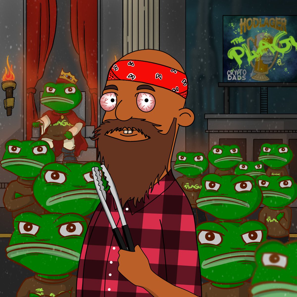 Lordignolo's tweet photo. CryptoDads is bringing Dynamic NFTs to the OG collection! Check out my creation! 

What custom traits have you added to your CryptoDad? #bigdadenergy #DynamicNFTs #yaya @CryptoDadsNFT https://t.co/EJuJAkkSCb