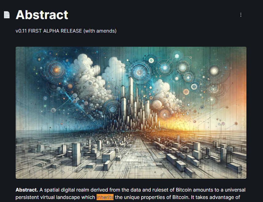 JRodShips's tweet photo. BITMAP INHERITORS
Bitmap Emporium Resident status might very well be the next big thing for #Bitmap. I'll summarize this notion in one simple paragraph.
Why could #BitmapEmporium Residents become Digital Real Estate #Moguls? As mentioned in the good ole #Bitbook Abstract white paper, development on the #Bitmap foundation will INHERIT the UNIQUE PROPERTIES of #Bitcoin and that's exactly what Bitmap Emporium is going to do - BUILD! Participants that become Residents through a near future #Ordinals drop will reap the benefits of this glorious plan!
"A spatial digital realm derived from the data and ruleset of Bitcoin amounts to a universal persistent virtual landscape which inherits the unique properties of Bitcoin." Bitbook Abstract (https://t.co/rsKjhIJ0Hj)
Better hurry because I can almost smell "Upload Day." Join the Waiting Room Discord: https://t.co/mARUIdwR5e and follow Twitter @limitlesssauce before the Door closes!