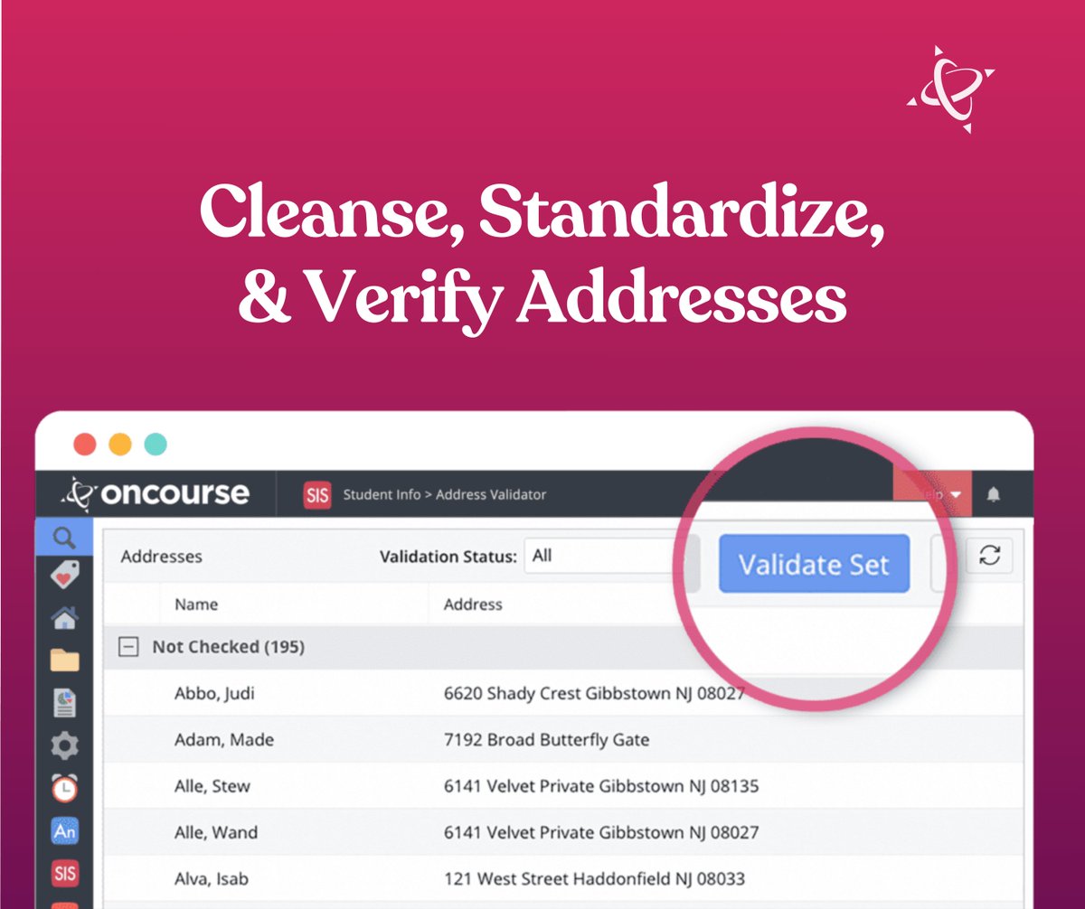 This #FeatureFriday is all about clean 🧼 data. Accurate address information for students and guardians is crucial for effective communication and emergency preparedness. Address Validator helps you clean up your data in just a few clicks.