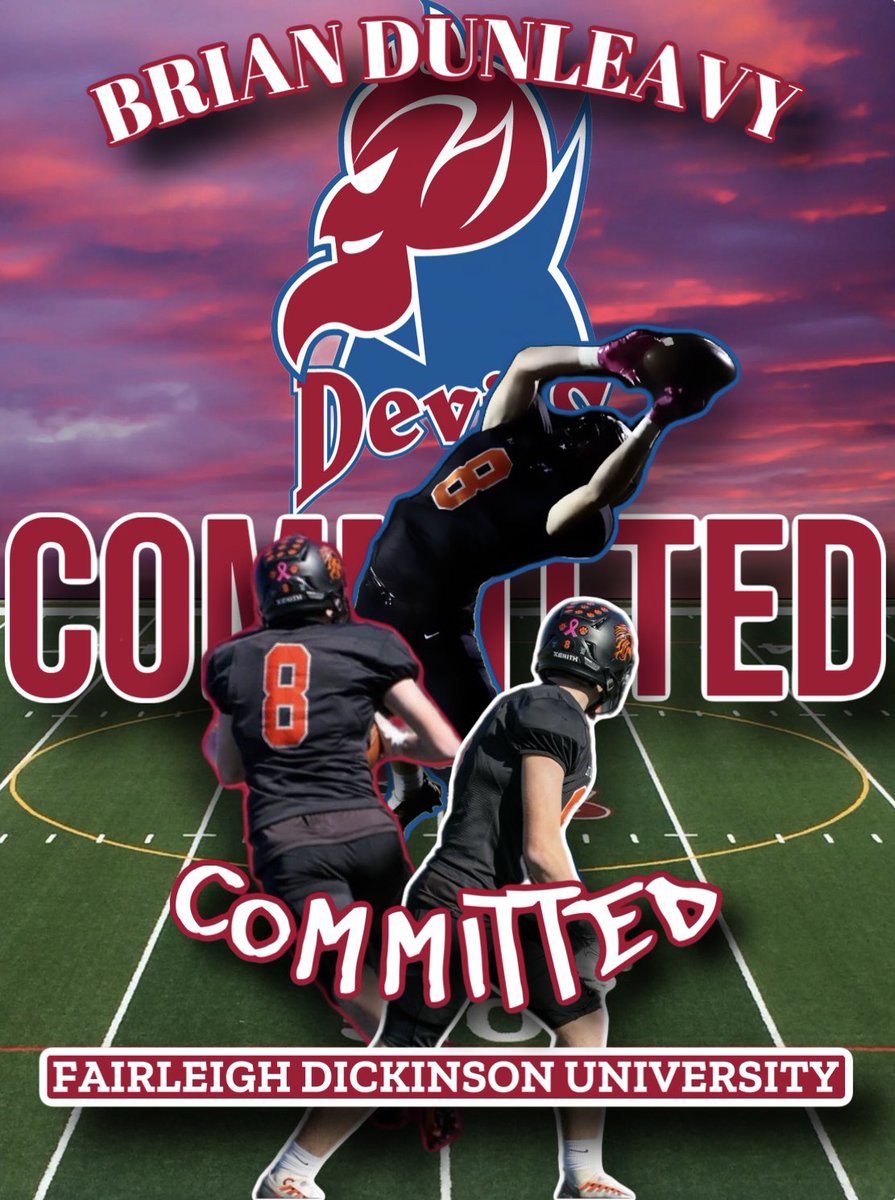 Brian (@briandunleavy27) on Twitter photo Very excited to announce my commitment to play football at Fairleigh Dickinson University. I would like to thank my family, friends, teammates and coaches for being by my side along the way. Thank you <a href="/CoachAVC_FDU/">Anthony Van Curen</a> and <a href="/CoachKennedyFDU/">Brendan Kennedy</a> for the opportunity! Very excited to announce my commitment to play football at Fairleigh Dickinson University. I would like to thank my family, friends, teammates and coaches for being by my side along the way. Thank you <a href="/CoachAVC_FDU/">Anthony Van Curen</a> and <a href="/CoachKennedyFDU/">Brendan Kennedy</a> for the opportunity!