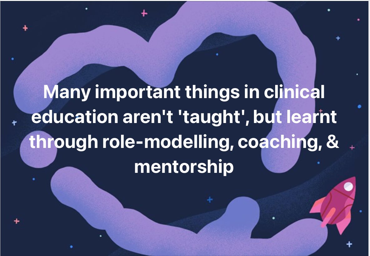 Educators are more than just 'teachers'

#clinicalreasoning #communication #empathy #advocacy #ethics #leadership #teamwork #scholarship