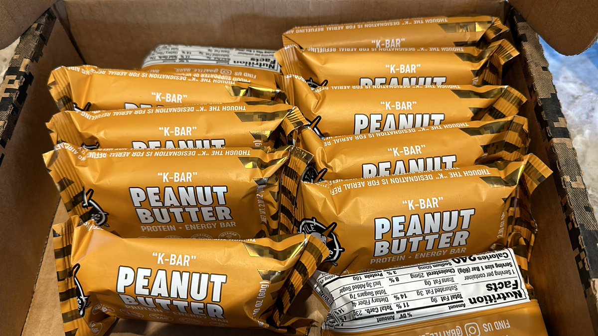 WraithXLVII's tweet photo. Holy fuck @Battle_Bars_ the new recipe for the K-BARS is amazing!!!! You guys nailed it 👍🏼 https://t.co/xirorwl6Cc