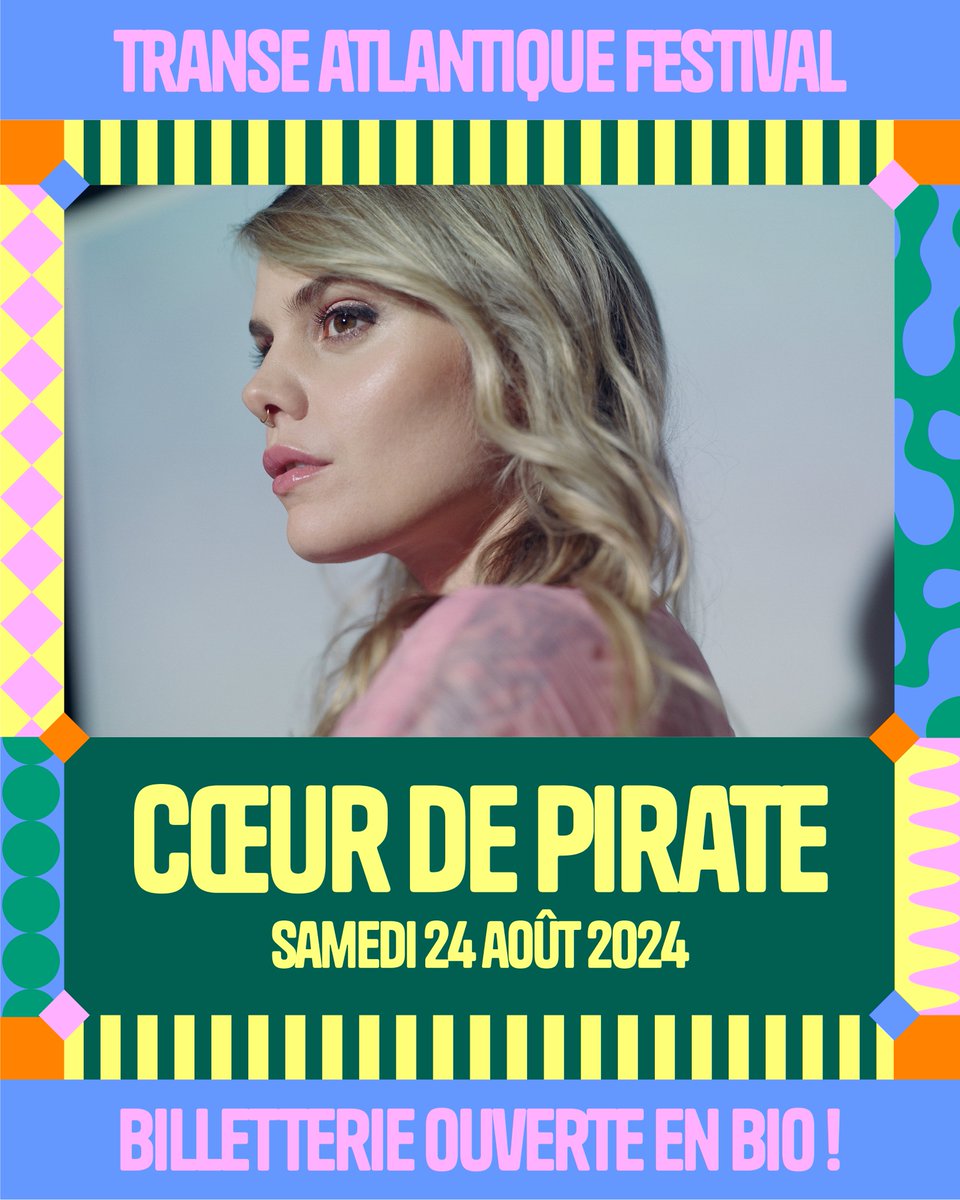 Ce soir nous retrouvons Cœur de Pirate sur #DALS #DanseAvecLesStars ! Hâte de la retrouver le 24 août à Saintes lors d'un concert unique en France !
