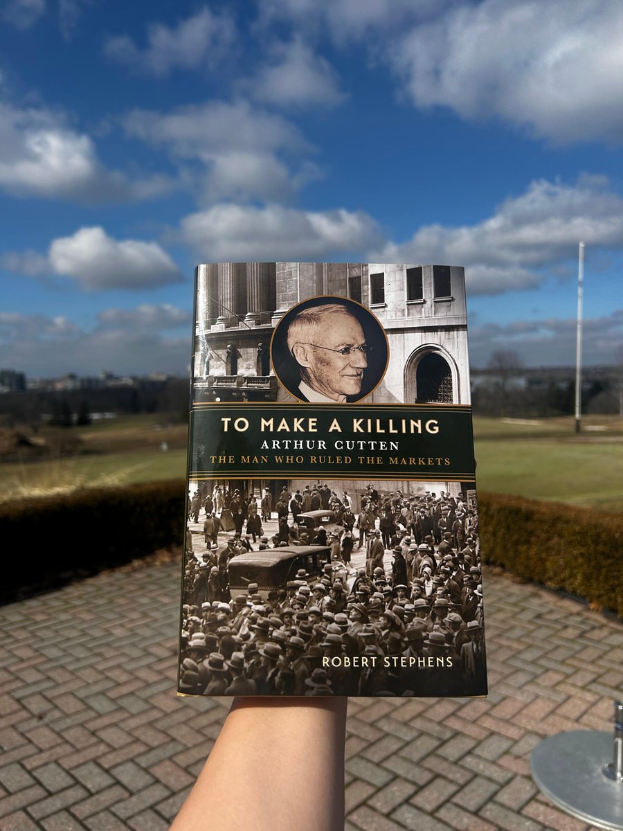 Just received a copy of author Robert Stephens in-depth biography of our Founder, Arthur Cutten. We are so happy we could be a part of the research for this book, and can't wait to read it!