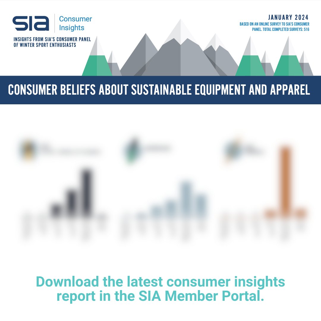 Curious about customer willingness to pay more for winter gear made with recycled materials? 

We have data on that and more in our latest Consumer Insights Report! Download it today in the SIA Member Portal. Not a Member yet? Join at members.snowsports.org.