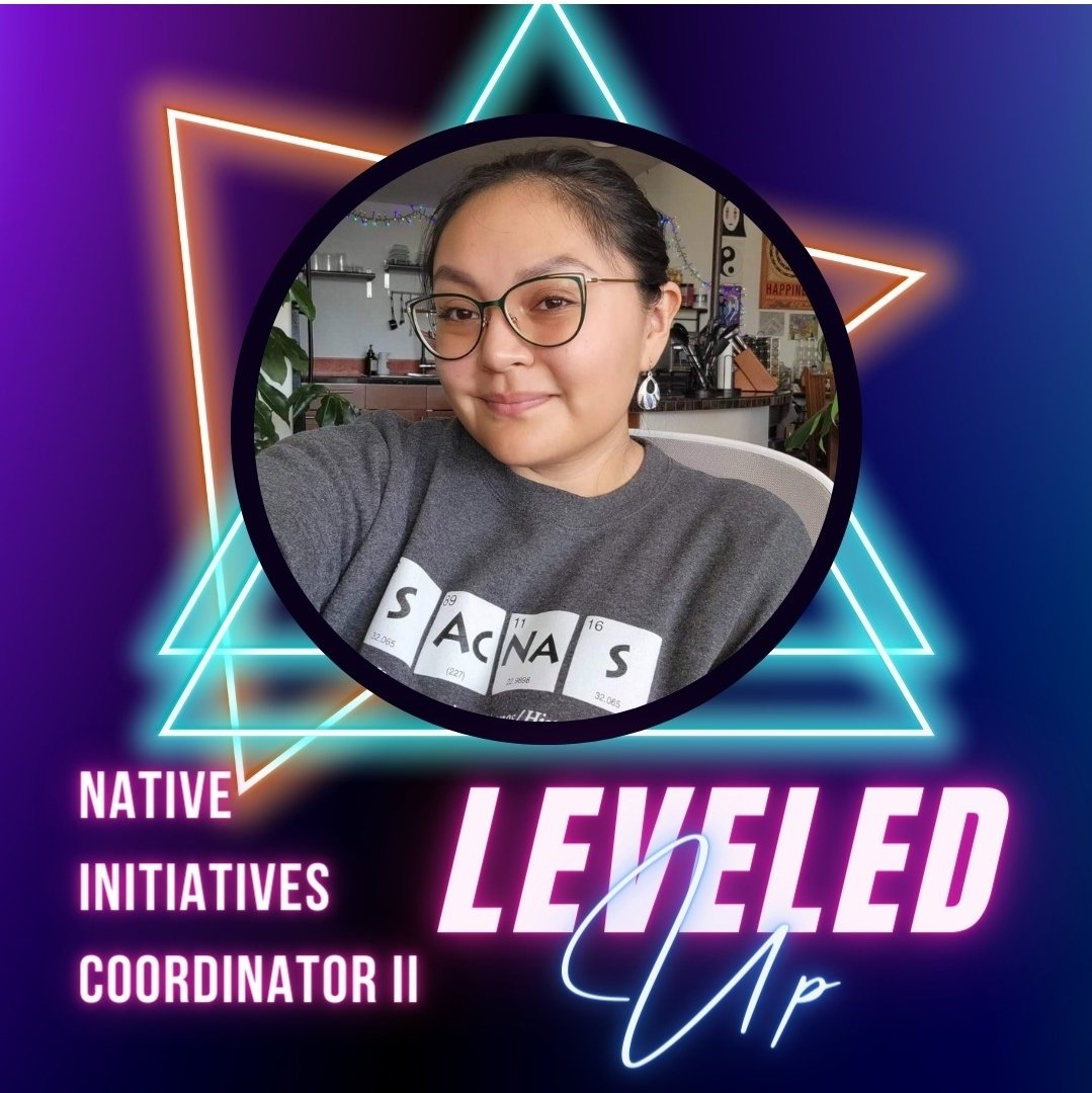 efoster_johnson's tweet photo. Officially leveled up in my position with @SACNAS. I'm now the Native Initiatives Coordinator II! Very excited to continue my efforts in advancing #Diversity in #STEM with new responsibilities. 

#promotion #INDIGENOUS #navajo https://t.co/oZEqDCNfRH