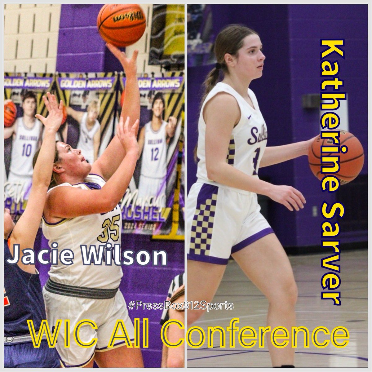 Tdavid_21's tweet photo. Sullivan players @jacie_wilson17 and @SarverKatherine selected as all conference in the Western Indiana Conference … https://t.co/Z1gvebbX5c