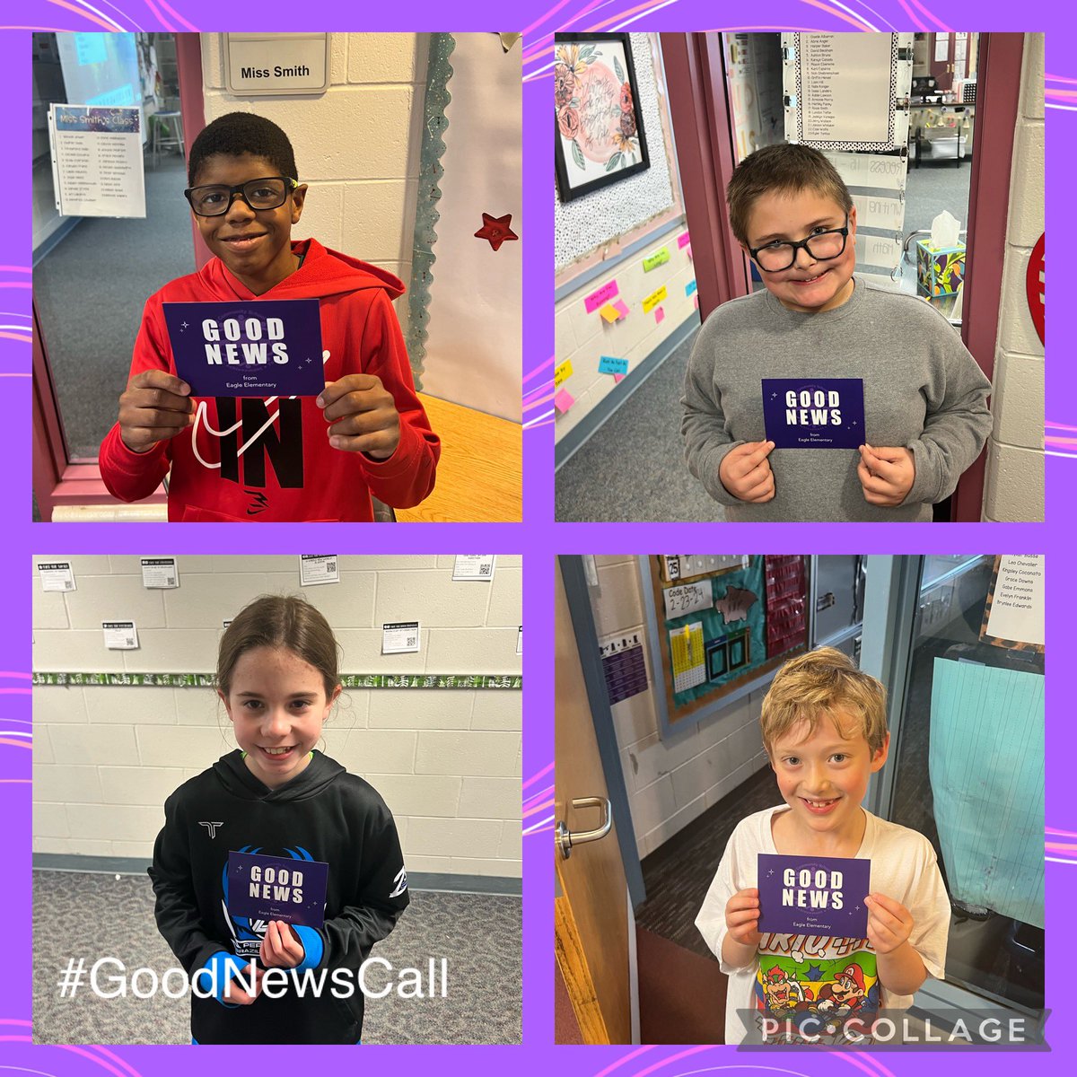 ExploreEagle's tweet photo. Always a great way to end the week with a #GoodNewsCallOfTheweek. We are really proud of these awesome kiddos! https://t.co/gSx9NIQ1lm