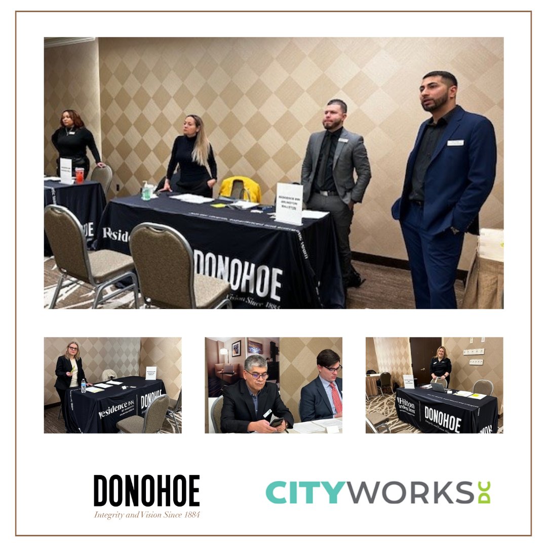A big thank you to our teams for participating in the City Works DC Job Fair at Holiday Inn Capitol! Way to create pathways for hospitality talent across Washington, D.C.