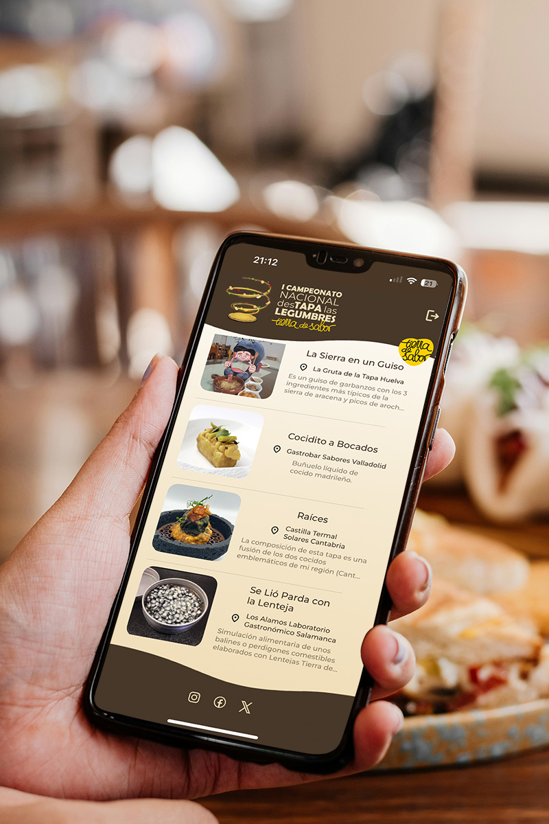 ¿Has descargado ya nuestra App?Consultar las tapas que se van inscribiendo, dónde probarlas y ¡puntúa las que vayas probando para decidir cuál será la tapa finalista de cada provincia! 📲 goo.su/sOwFWV 🤖 goo.su/zgI5ZHe #legumbreslovetapas #desTAPAlasLEGUMBRES