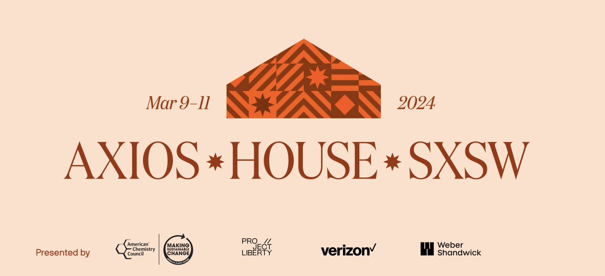 🤠Austin — see you soon. Team @axios will be there March 9-11 @sxsw and host several events around the topics of the circular economy; rise of comms leadership; equitable internet connectivity; and tech ethics. Request your invites here: …ustin2024requestinvite.splashthat.com/?lid=cp6jxvt4l…