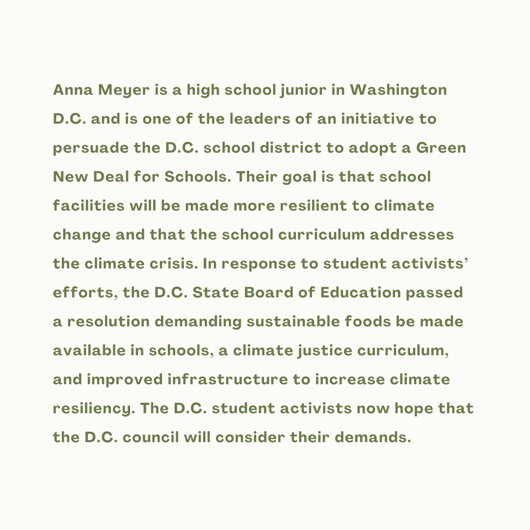 Read our post to learn more about a group of students fighting to include climate change in their educational curriculum and to make their schools climate resilient.