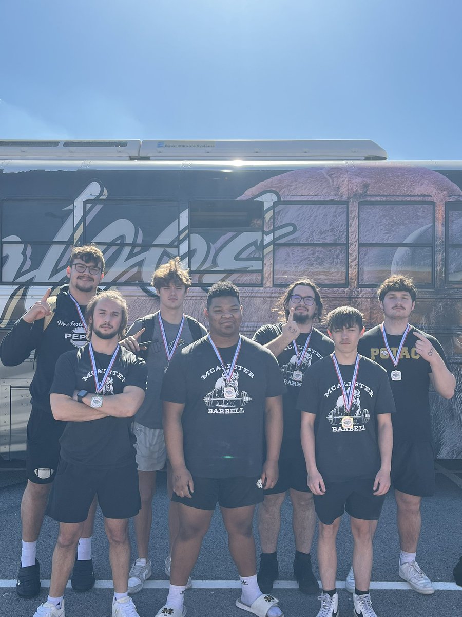 Good day for Mac Powerlifting. Seven medalists and multiple top 5 finishes. Next, up are regionals in two weeks then chasing gold at state a week later.
