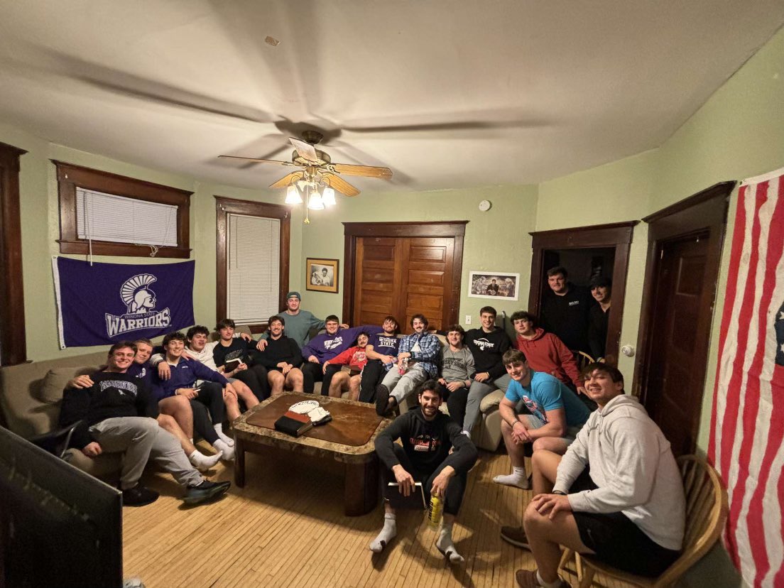 Your personal “faith” decision is exactly that…your personal decision…between you &amp; you.  

Proud of these guys for investing in their relationships, their character, &amp; their own faith through <a href="/WinonaState_FB/">Winona State Football</a> player-led weekly Bible study.  

FAITH. family. future. football.