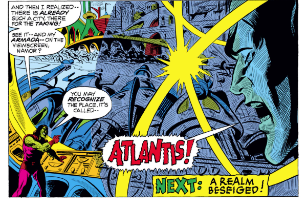 MarvelADay's tweet photo. #SM61 #MarvelADay So by invading Hydrobase, Namor has given Dr Hydro a great new idea: instead of building his own city under the sea, he can conquer Atlantis! But they just reset the invasion counter, darnit!
Michael will continue this story for you tomorrow, by Poseidon! PMB https://t.co/paaAd5wh4s