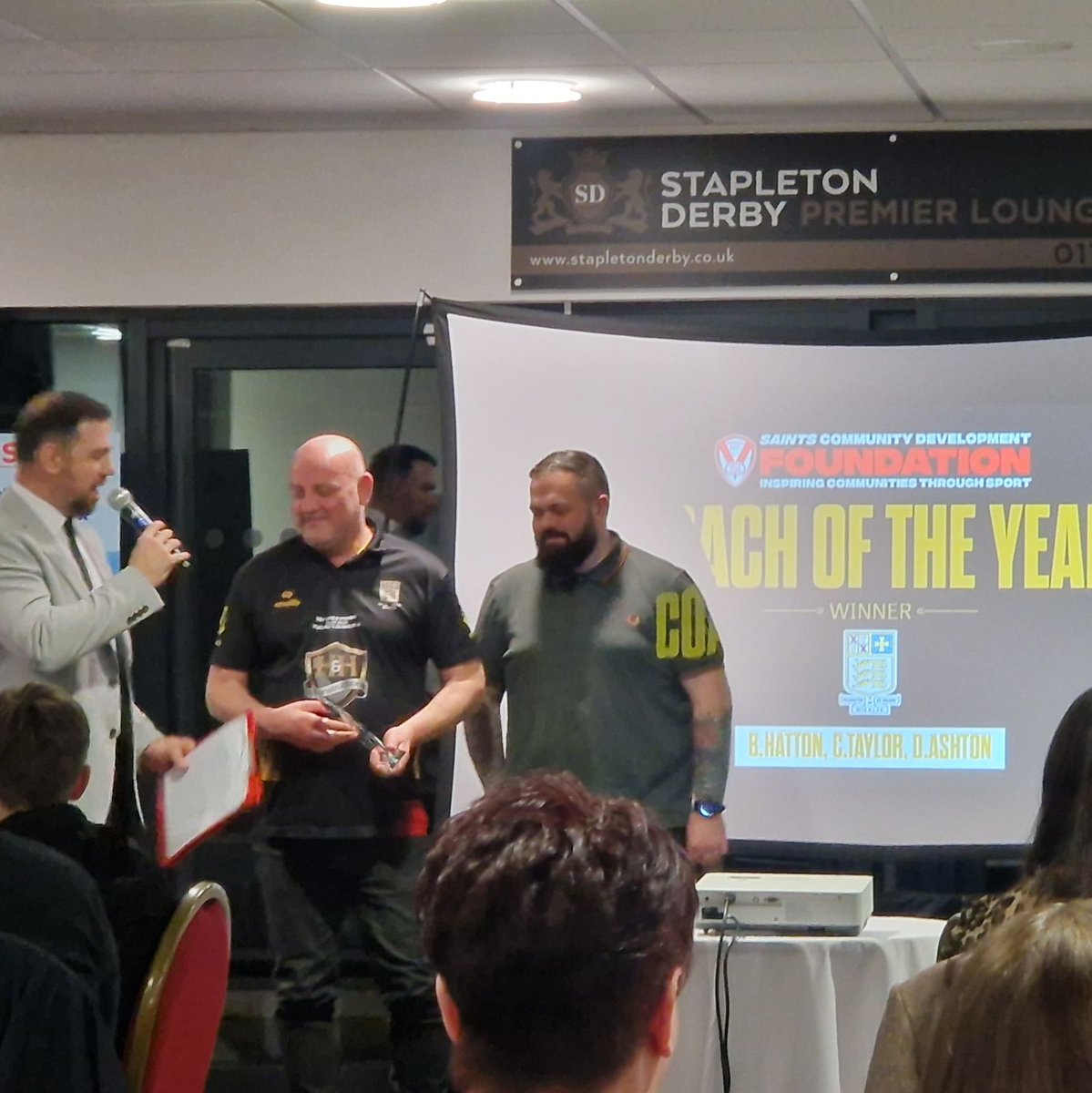 Congratulations to Chris Taylor, Brian Hatton and Dean Ashton winning the Saints Community Foundation Coaches of the Year.

👏👏👏