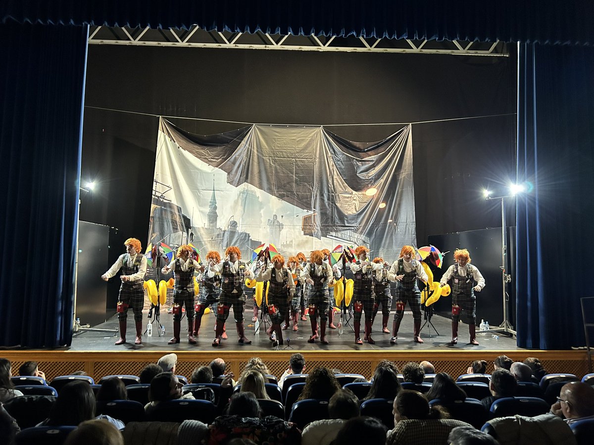 Continúa el Festival de Agrupaciones de #Villalba con la Chirigota de Fuyu de #Bollullos bajo el nombre “Lo mismo es que no, pero… ¿y si, sí?