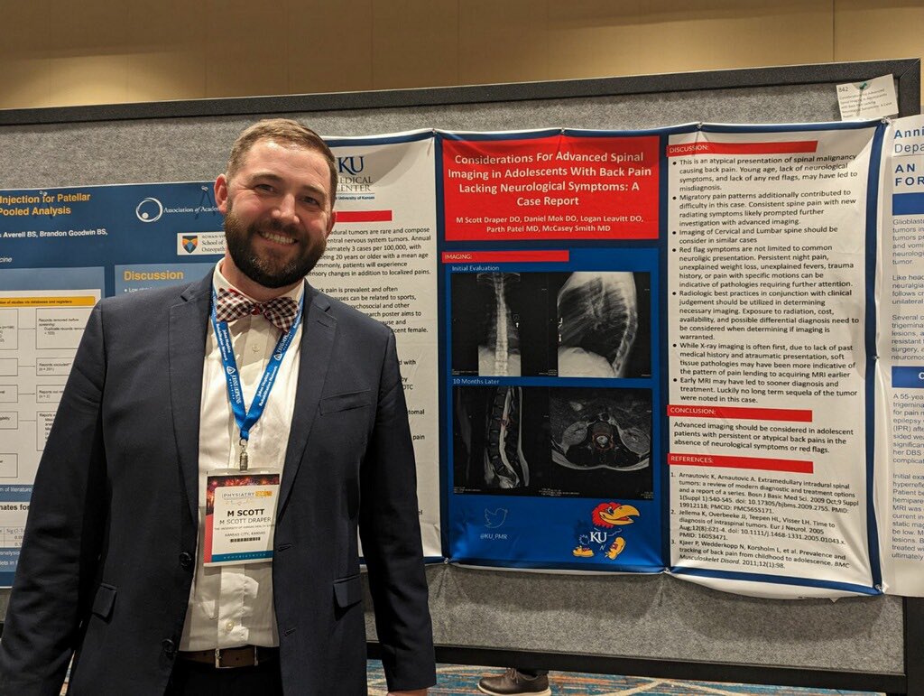 Thank you to the best residents in physiatry!  I love to see them contributing to the field of PM&amp;R. Here are 2 of our great ones!  
#ThankAResidentDay #Physiatry24 <a href="/KU_PMR/">KU PM&R</a>