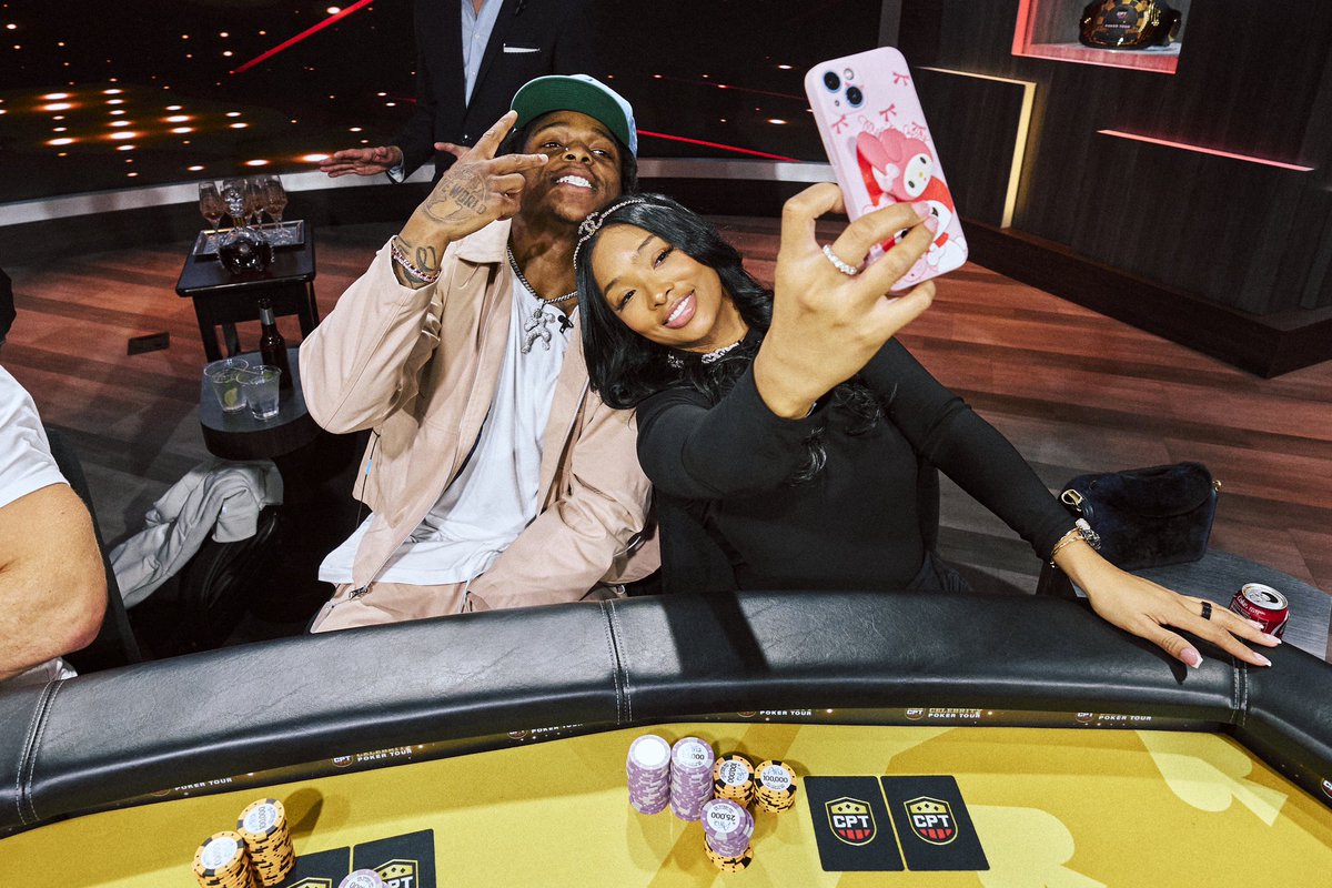 All smiles at the final table with <a href="/Viska2live/">Laviska Shenault Jr</a> &amp; <a href="/mzprincesslove/">Princess Love</a> 😁