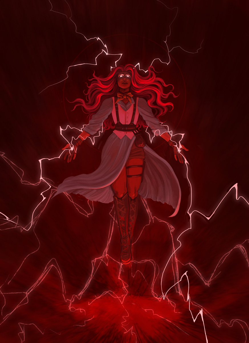 Sketch vs Rendered 🌙🩸✨ this one was a little chaotic #criticalrolefanart #cr3