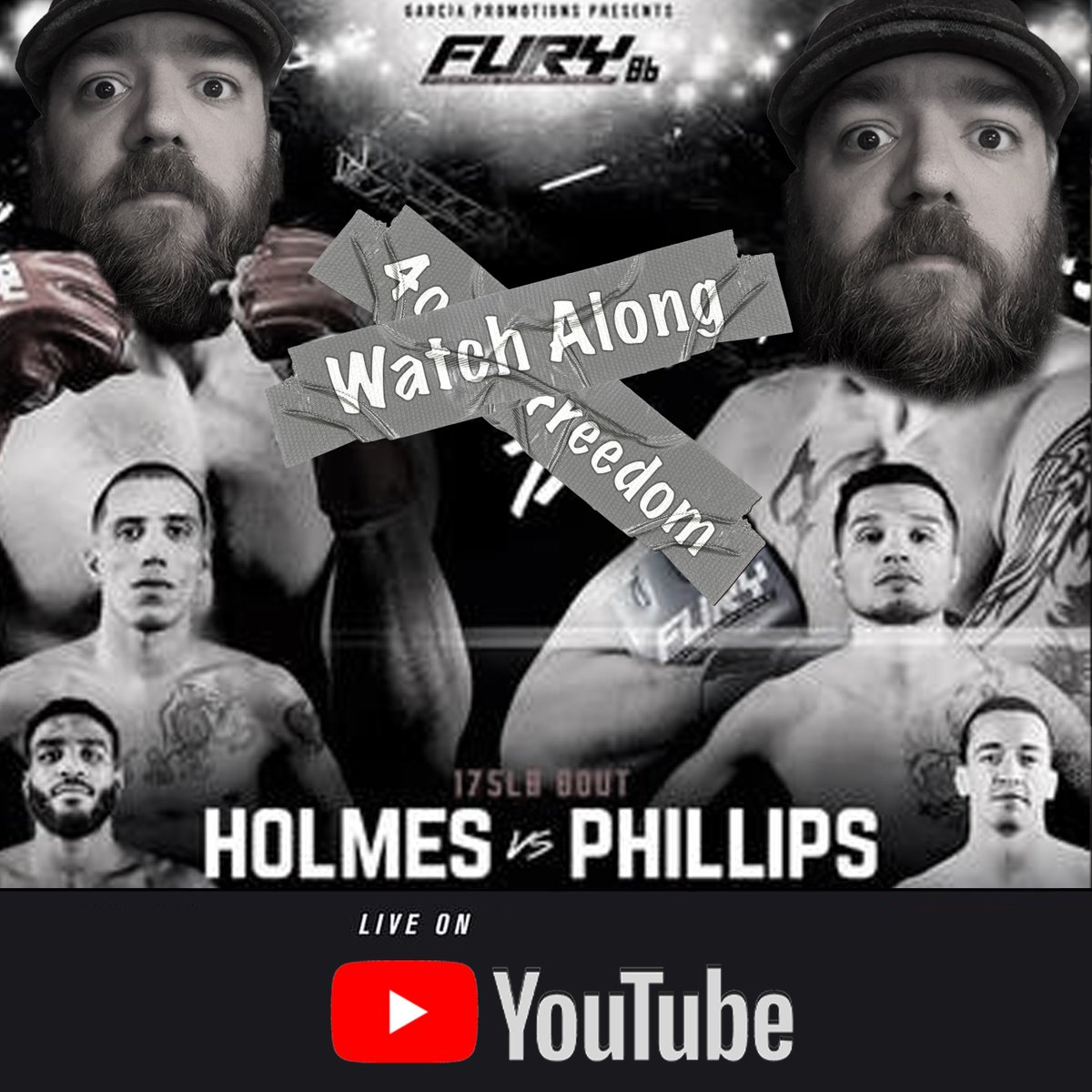 Not as fun design tonight, but hey it’s a #FuryFC86 watch along tonight for a kickass card.

Kicking off with the Main Card at 9pm Eastern.

Unleash the Fury and stuff: youtube.com/live/7bOhQWEe6…