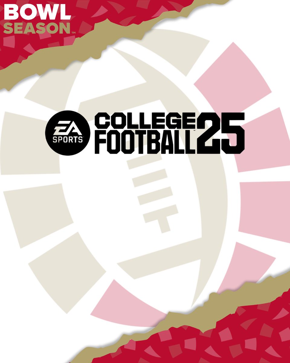 We’re in the game! @EASPORTSCollege x #CFB25 x #BowlSeason