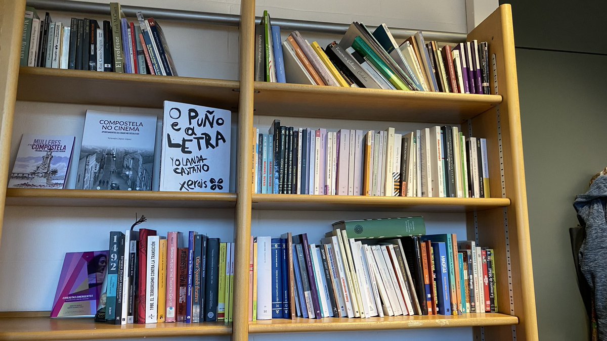 Onte estiven coa marabillosa @DrCBarbour (sempre un pracer verte 🥹💖) e ensinoume isto que ela garda na súa oficina no Trinity College de Dublín. A nosa lingua chega a todas partes, coleguis 🥰.