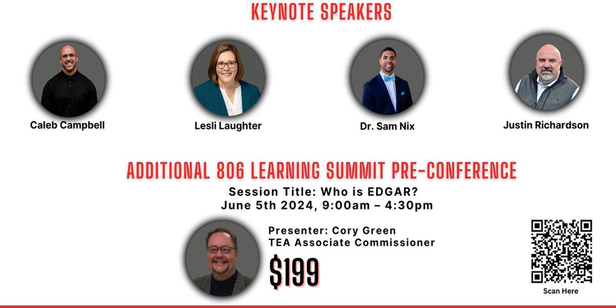 The June 5-7, 2024 #806LearningSummit at @thestarinfrisco in Frisco, TX is fast approaching! 📢 Limited space is still available! ✅ Early Bird pricing available. ✅ Register 5/Pay for 4 deal 🖊 Register your leaders: lnkd.in/gx3RfKKy