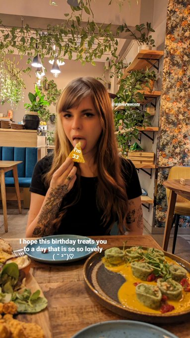 happy birthday to my WIFE (ﾉ^ヮ^)ﾉ*:・ﾟ✧ @ashleyteacozy https://t.co/NHgnOq6DgG<a class="tags" href="/tag/ashleyteacozy">@ashleyteacozy</a><a href="/tag/mvsales"class="tags"><span>#mvsales</span></a>